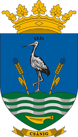 Csánig település címere