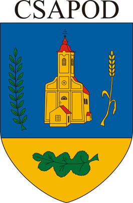 Csapod település címere