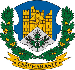 Csévharaszt település címere