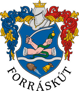 Forráskút település címere