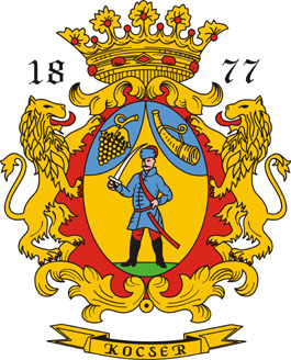 Kocsér település címere