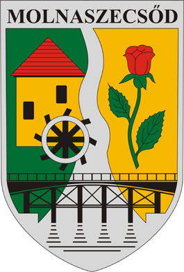 Molnaszecsőd település címere