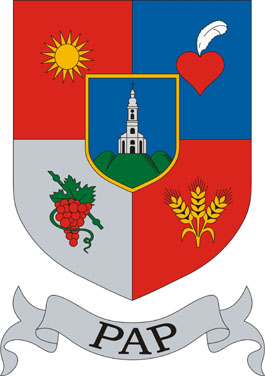 Pap település címere