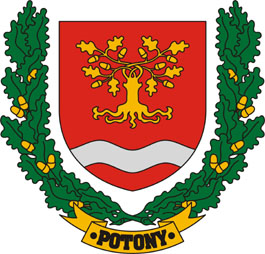Potony település címere