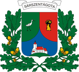 Sárszentágota település címere