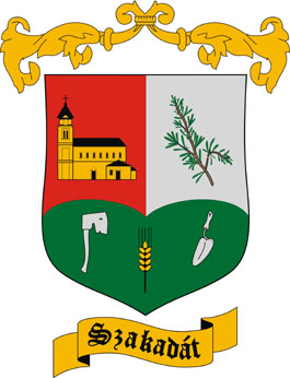 Szakadát település címere